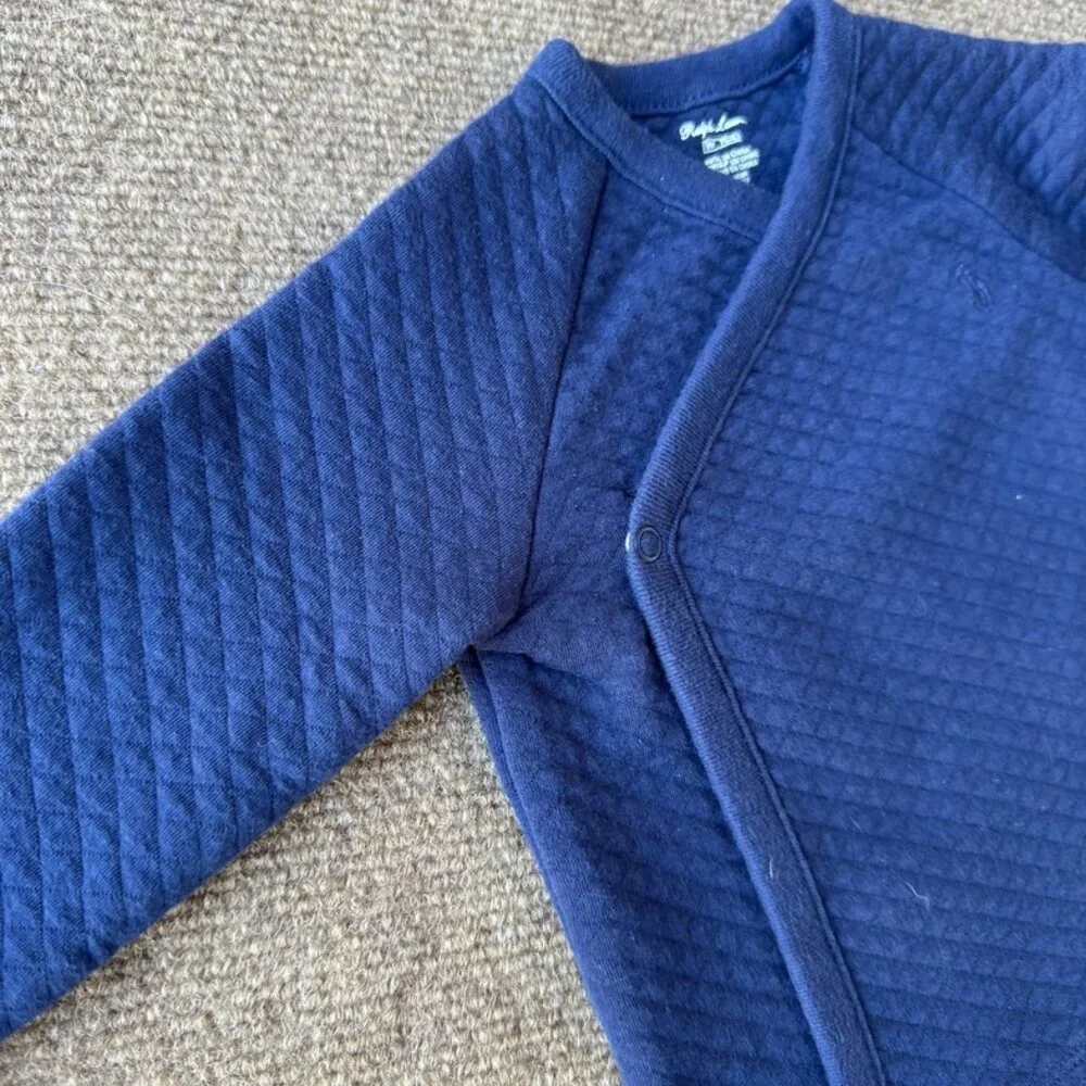 Ralph Lauren Navy Blue Jogger Sweatshirt Boys Size 9M